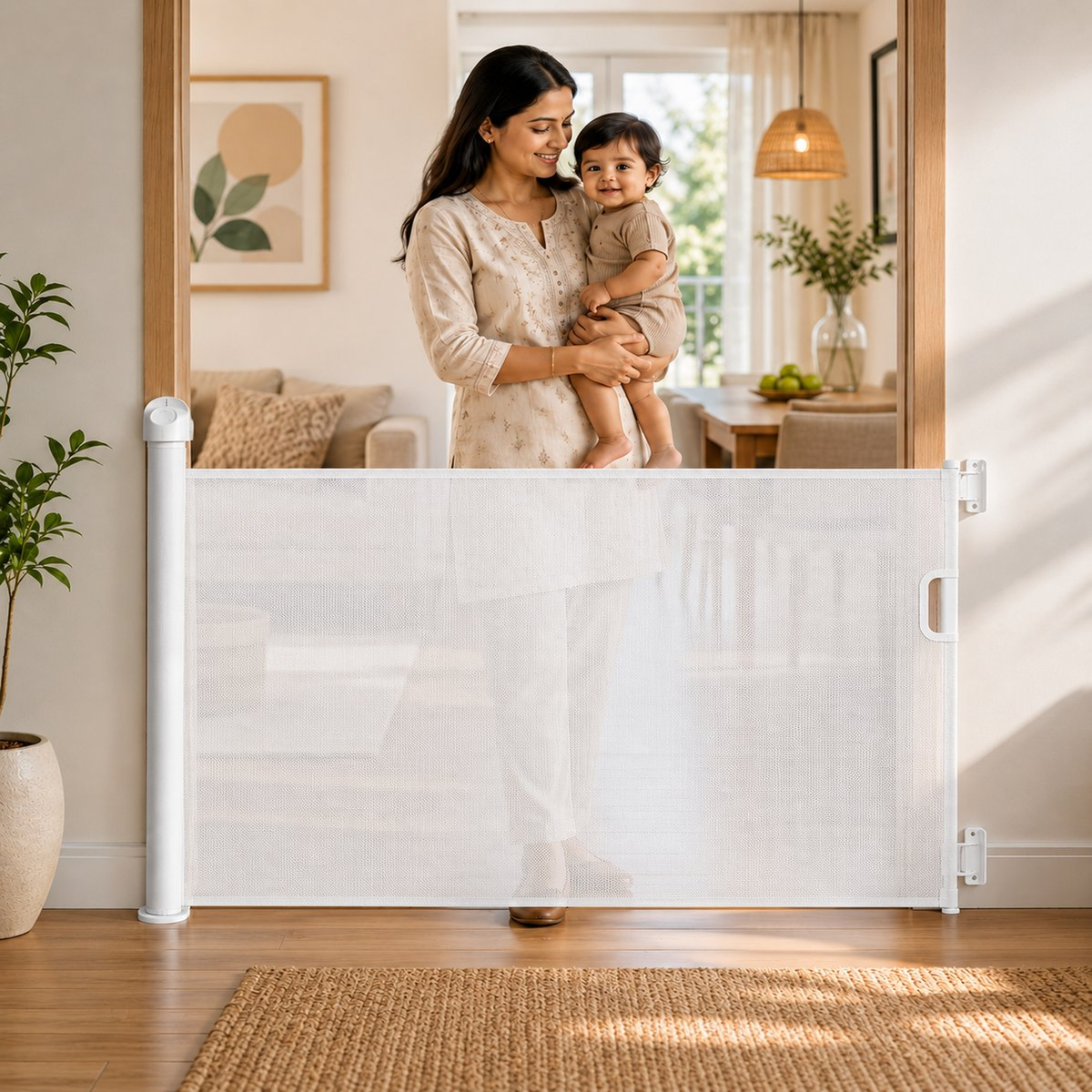 Retractable Baby & Pet Safety Gate