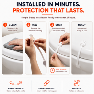 Toilet Lid Safety Lock image 4
