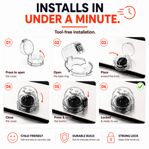 Gas & Oven Knob Safety Cover image 7
