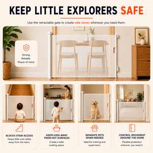 Retractable Baby & Pet Safety Gate image 5
