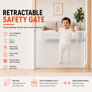 Retractable Baby & Pet Safety Gate image 2