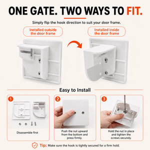 Retractable Baby & Pet Safety Gate image 8