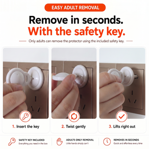 Socket Cover Guard with Removal Key image 3