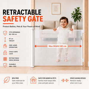 Retractable Baby & Pet Safety Gate image 4